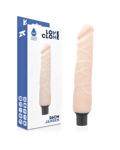 LOVECLONE - JANSEN SELBSTSCHMIERENDER VIBRATOR 26 CM -O- 4.2 CM