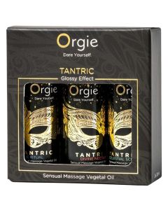 ORGIE - TANTRISCHE MINI-KOLLEKTION: SENSUELLE MASSAGEÖLE 3 X 30 ML