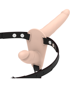 FETISH SUBMISSIVE HARNESS - DOPPELTE PENETRATION, FLEISCH