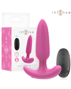 INTENSE - ROSS ANAL PLUG 10 VIBRATIONEN ROSA FERNBEDIENUNG