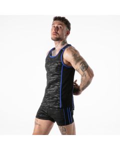 LOCKER GEAR - VOLLSTÄNDIGER MILITÄRZUGRIFF TANKTOP BLAU L