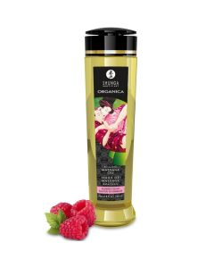 SHUNGA – BIO-MASSAGEÖL MIT HIMBEERDUFT, 240 ML