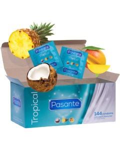 PASANTE - KONDOME TROPISCHE AROMEN 144 EINHEITEN