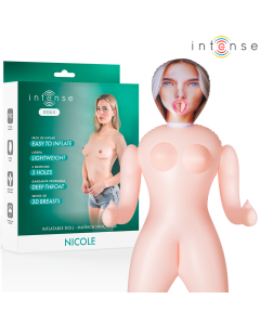 INTENSE DOLLS - AUFBLASBARE PUPPE NICOLE MIT DREI ÖFFNUNGEN