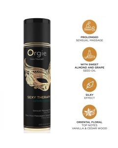 ORGIE - SEXY THERAPY APHRODISIAC SINUAL MASSAGE OIL 200 ML
