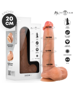 MR INTENSE - BRUCE M SILIKONDILDO MIT HODEN 20 CM -Ø- 4,5 CM