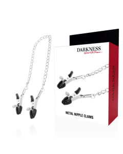 DARKNESS - EINSTELLBARE NIPPELKLEMMEN AUS METALL