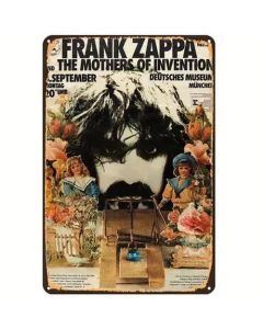 Frank Zappa im Deutschen Museum Blechschild | Tin Sign