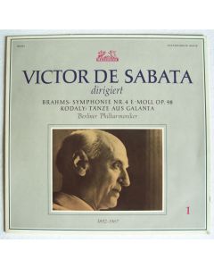 Victor de Sabata dirigiert Brahms (1833-1897) • Symphonie Nr. 4 E-Moll op. 98 LP