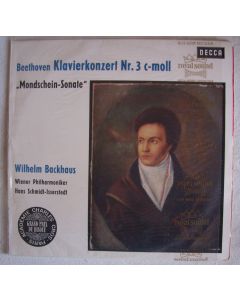 Beethoven (1770-1827) • Klavierkonzert Nr. 3 c-moll LP • Wilhelm Backhaus