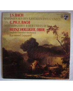 Bach (1685-1750) • Sinfonien aus den Kantaten BWV 12 und 21 LP • Heinz Holliger
