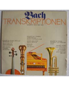 Johann Sebastian Bach (1685-1750) • Transkriptionen, Konzerte nach BWV 1060 LP