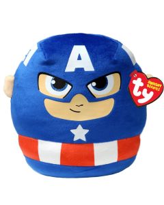 Ty 39355 - Marvel Captain America - Squishy Beanie - Plüschkissen 35 cm