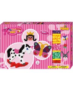 HAMA 8713 - Bügelperlen Maxi - Gigantische Geschenkpackung pink