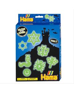 HAMA 3414 - Bügelperlen Midi - Geschenkpackung Nachtleuchtend (glow in the dark)