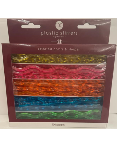 Amscan 95777 - Kunststoffrührer / Cocktail Stäbchen