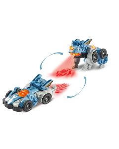 Switch & Go Dinos - Fire Mini Triceratops - 15 cm