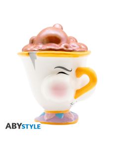 DISNEY - Mug 3D - The Beauty & the Beast Chip with bubbles