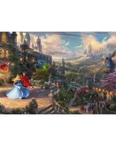 Thomas Kinkade - Sleeping beauty dancing in the enchanted light - Puzzle 1000 Teile