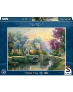 Thomas Kinkade - Abendstimmung - 3000 Teile Puzzle