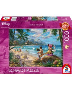 Disney - Mickey & Minnie in Hawaii, 1000 Teile - Puzzle