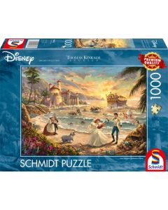 Disney The Little Mermaid Celebration of Love - Puzzle 1000 Teile - Thomas Kinkade Collection