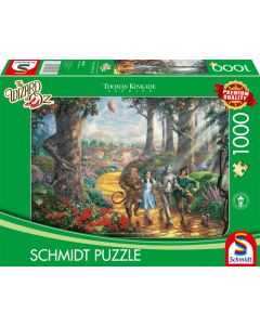 Warner - Wizard of Oz, Follow The YELLOW BRICK ROAD®, 1000 Teile - Puzzle