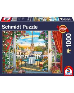 Terrasse in Paris - 1000 Teile Puzzle