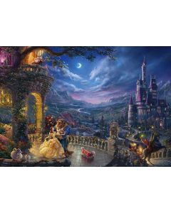 Disney, Die Schöne und das Biest, Tanz im Mondlicht - 1000 Teile Puzzle (Thomas Kinkade)