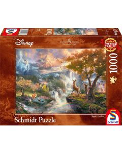 Disney, Bambi - 1000 Teile Puzzle (Thomas Kinkade)