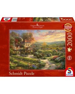 Thomas Kinkade - In den Weinbergen - 2000 Teile Puzzle