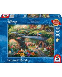 Disney, Alice im Wunderland - 1000 Teile Puzzle (Thomas Kinkade)