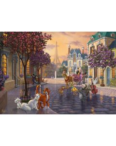 Disney, The Aristocats - 1000 Teile Puzzle (Thomas Kinkade)