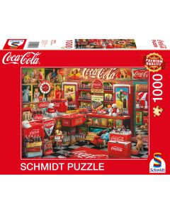 Coca Cola - Nostalgie-Shop - 1000 Teile Puzzle