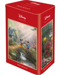 Thomas Kinkade - Disney, Mickey & Minnie - 500 Teile Puzzle in Nostalgiedose