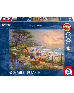 Disney, Donald & Daisy, A Duck Day Afternoon - 1000 Teile Puzzle (Thomas Kinkade)