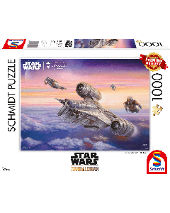 Lucas Film, The Mandalorian, The Escort - 1000 Teile Puzzle
