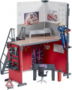 Bruder 62702 - bworld Feuerwehrstation mit Feuerwehrmann