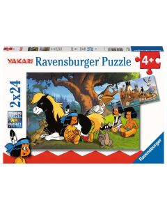 Yakari und seine Freunde - Puzzle 2 x 24 Teile