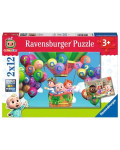Cocomelon - Lernen und Spielen - Puzzle 2 x 12 Teile