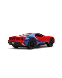 Jada Toys 253226002 - Marvel Spiderman RC 2017 Ford GT, 1:16