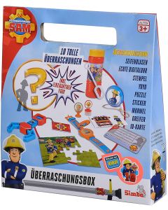 Simba 109251084 - Feuerwehrmann Sam Überraschungsbox - 10-tlg.
