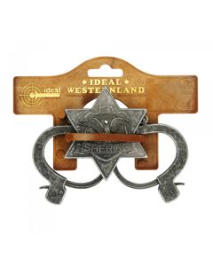 Schrödel J.G. „Sheriff-Set antik", silber/ grau