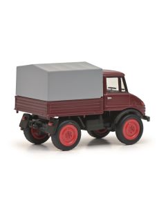 Schuco 452660900 - Unimog U406 rot, 1:87    - Modellauto