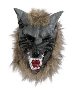 Vollmaske Wolf - Adult