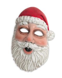 Halbmaske Santa Claus - 1-teilig - Adult