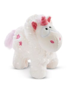 Einhorn Theodor mit Schneeanzug 22 cm GREEN