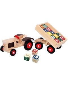Bino & Mertens - Tracki Bobo - Traktor mit ABC- Anhänger