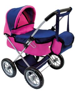Bino & Mertens - Puppen Buggy mit Tasche, pink