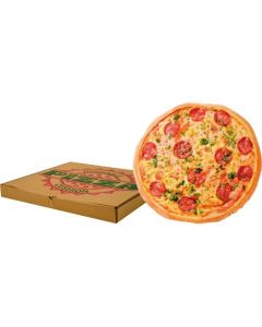 Deko Kissen "Pizza" im Pizzakarton Ø ca. 40 cm